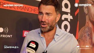 "LEGAL LETTERS?! YOU'RE F**KING PATHETIC!" - Eddie Hearn GOES IN on Boxxer/Sky | Lara-Wood2 Weight