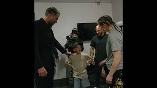 As Promised: Eddie Hearn Brings Young Boxer Backstage To Meet Katie Taylor