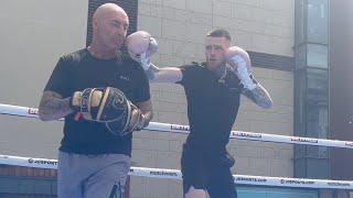THE DIVA IS HOME! - FUTURE STAR... GARY CULLY SHOWS SLICK PAD WORK AT PUBLIC WORKOUT IN DUBLIN