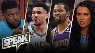 Giannis headlines Top 5 players in playoffs; KD, Devin Booker & Suns prep for Clippers | NBA | SPEAK