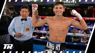 A Young Ryan Garcia Makes Aguirre Quit On the Stool