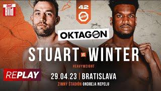 MMA Oktagon 42 in Bratislava: Stuart Austin – John Winter Relive | kompletter Kampf