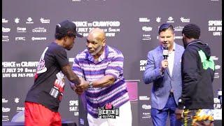 Errol Spence Jr vs Terence Crawford COIN TOSS presented by Mike Tyson! | Showtime Boxing