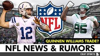 Quinnen Williams Trade? Jets Not Making Progress On Extension Talks + Commanders Called Andrew Luck?