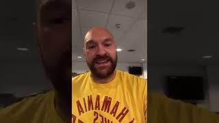 TYSON FURY CELEBRATING THE ONE-YEAR ANNIVERSARY OF HIS KNOCKOUT WIN OVER DILLIAN WHYTE!