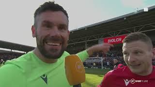 "You dive and hope for the best!" - Ben Foster ecstatic after dramatic Wrexham win over Notts County