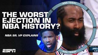 'Flagrant Fallout': Explaining Harden & Embiid's upgraded fouls w/ Monty McCutchen | NBA Today