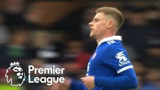 Harvey Barnes adds another Leicester City consolation goal v. Fulham | Premier League | NBC Sports