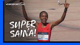 TIGHT RACE! | Kenyan-Born American Betsy Saina Wins Sydney Marathon | Highlights