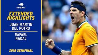 Juan Martin del Potro vs. Rafael Nadal Extended Highlights | 2018 US Open Semifinal
