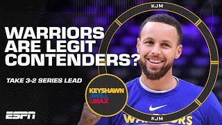 REAL CONTENDERS ⁉️ Reacting to the Warriors taking a 3-2 series lead over the Kings | KJM