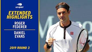 Roger Federer vs. Daniel Evans Extended Highlights | 2019 US Open 2019 Round 3