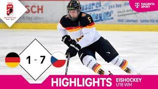 Deutschland - Tschechien | Highlights IIHF U18 Eishockey WM 2023