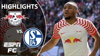 Christopher Nkunku’s farewell  RB Leipzig vs. Schalke | Bundesliga Highlights | ESPN FC