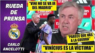 IMPACTANTE reflexión de Ancelotti sobre Vinícius, el racismo y los insultos en España | La Liga