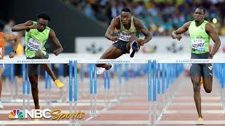 Holloway and Parchment SHOCKED in 110 hurdles stunner in Rabat | NBC Sports