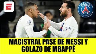 GOLAZO DE MBAPPÉ TRAS ESPECTACULAR PASE DE MESSI. PSG le gana 2-0 al Angers | Ligue 1