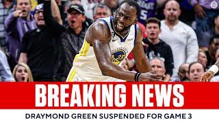 Draymond Green SUSPENDED FOR GAME 3 vs Kings in 2023 NBA Playoffs | CBS Sports