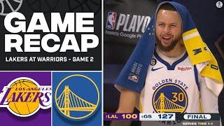 2023 NBA Playoffs: Warriors RESPOND with series-tying win vs. Lakers in Game 2 | CBS Sports