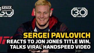 Sergei Pavlovich Assesses Jon Jones' Heavyweight Debut, Responds To Curtis Blaydes | UFC Vegas 71