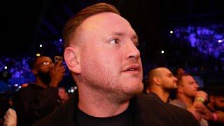 GEORGE GROVES WATCHES ON AS CHAOS BREAKS OUT IN THE RING BETWEEN KSI AND TOMMY FURY!