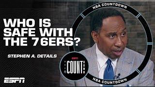 Stephen A.: The only people safe with the 76ers is Embiid and Maxey! | NBA Countdown