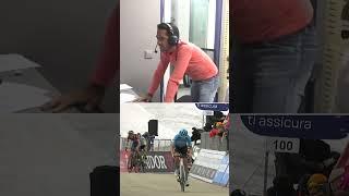 Alberto Contador's reaction to this finish is priceless ️ #giroditalia #cycling #funny