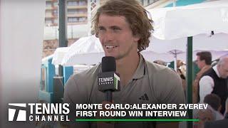 Alexander Zverev talks playing in his home tournament this week. | 2023 Monte Carlo First Round