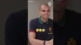 When Cristiano Ronaldo absolutely TROLLED Pepe  (via @Portugal) #shorts