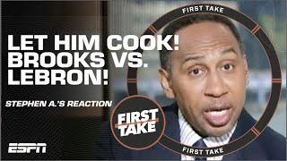 Stephen A. thinks LeBron NEEDS TO COOK Dillion Brooks in Game 3  | First Take