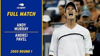 Andy Murray vs. Andrei Pavel Full Match | 2005 US Open Round 1