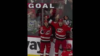 THE FIRST GOAL OF THE STANLEY CUP PLAYOFFS  Sebastian Aho puts the Canes up 1-0 vs. the Islanders!