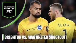 FULL PENALTY SHOOTOUT!  Brighton vs. Manchester United | ESPN FC