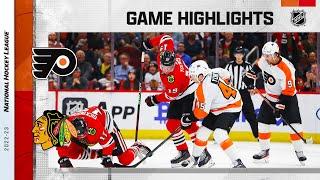 Flyers @ Blackhawks 4/13 | NHL Highlights 2023