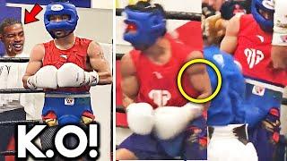 *WOW* MANNY PACQUIAO LEAKED SPARRING IN ВRUТАL TRAINING  CAMP FOR COMEBACK 2023 *KNOCKOUT ALERT*