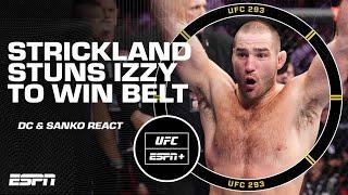 Instant Reaction to Sean Strickland beating Israel Adesanya from DC & Laura Sanko | ESPN MMA