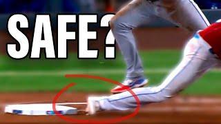 Pete Alonso is called out and replay doesn't overturn it, a breakdown