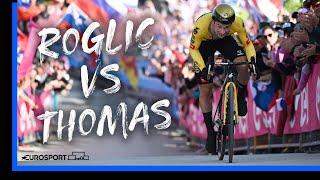 Roglic & Thomas Battle In The Individual Time Trial | Stage 20 Of The Giro d'Italia | Eurosport