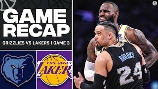 2023 NBA Playoffs: Lakers ROLL PAST Grizzlies In Game 3, Take 2-1 Series Lead I CBS Sports
