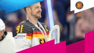 DEB-Kapitän Mo Müller nach dem Finale | IIHF Eishockey-WM 2023 | MAGENTA SPORT