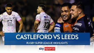 Tigers get first win of season!  | Castleford Tigers 14-8 Leeds Rhinos | Super League Highlights