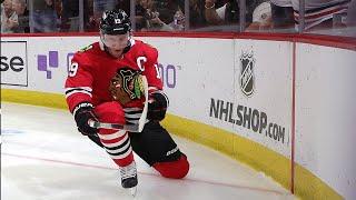 Toews scores in his FINAL game as a Blackhawk