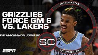 Grizzlies DEFEAT Lakers & force Game 6  Tim MacMahon on Memphis' confidence | SportsCenter