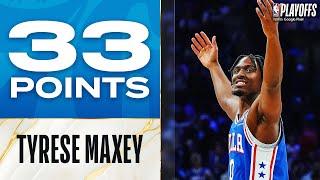 Tyrese Maxey GOES OFF For 33 Points In 76ers Game 2 W! | April 17, 2023