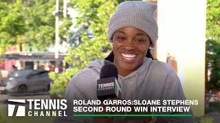 Sloane Stephens Thriving On Her Favorite Surface; Roland Garros 2R Win