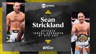 The Strickland Show! Sean Strickland defeats Israel Adesanya at #UFC293!