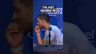 "Don’t do this again, bro" - Jalen Brunson Was NOT Okay With Josh Hart’s Postgame Meal!  | #shorts