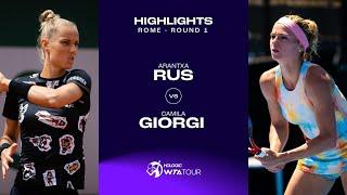 Arantxa Rus vs. Camila Giorgi | 2023 Rome Round 1 | WTA Match Highlights