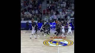 A huge brawl broke out in the EuroLeague Playoffs  (via @ssporttr/IG) #shorts