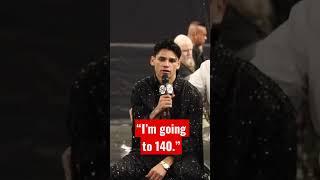 Ryan Garcia is moving up to 140 pounds!